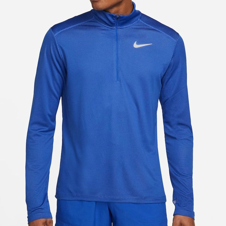 nike blue half zip