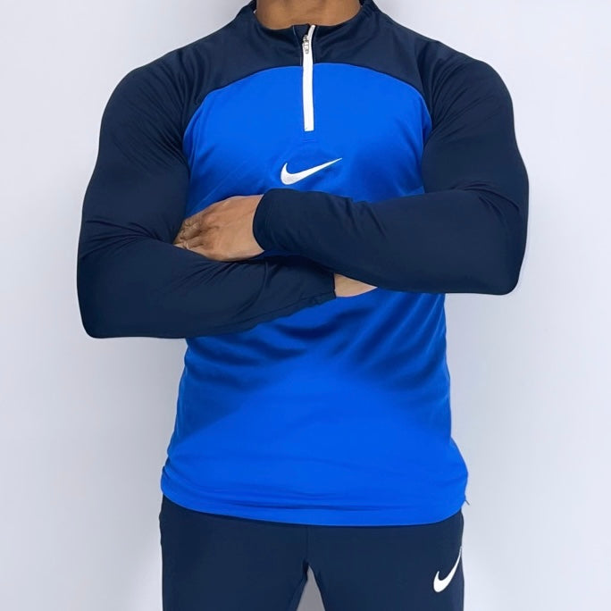 Nike Academy Half Zip - Blue/Navy – Thread Connect