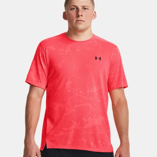 Under Armour Jacquard Tee - Blood Orange