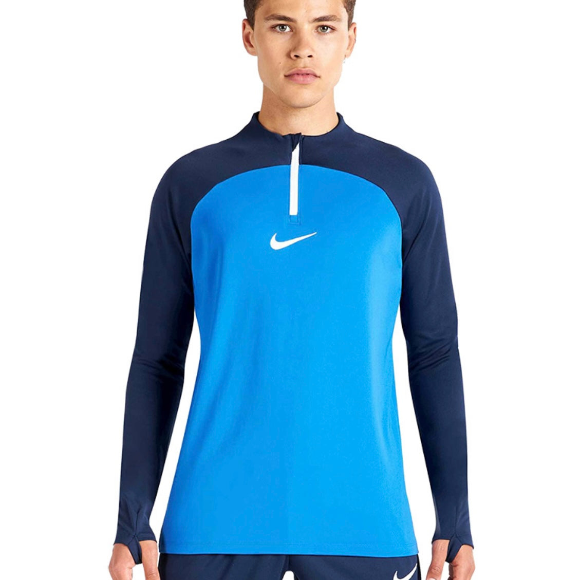 Nike Academy Half Zip - Blue/Navy