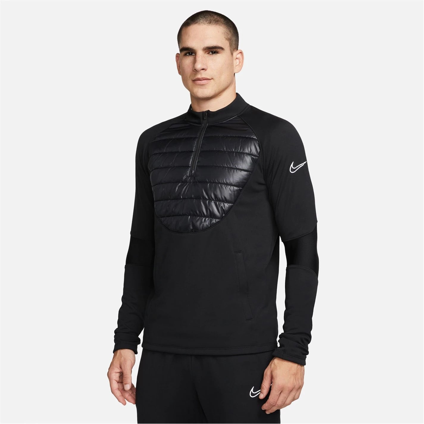 Nike Therma Half Zip - Black