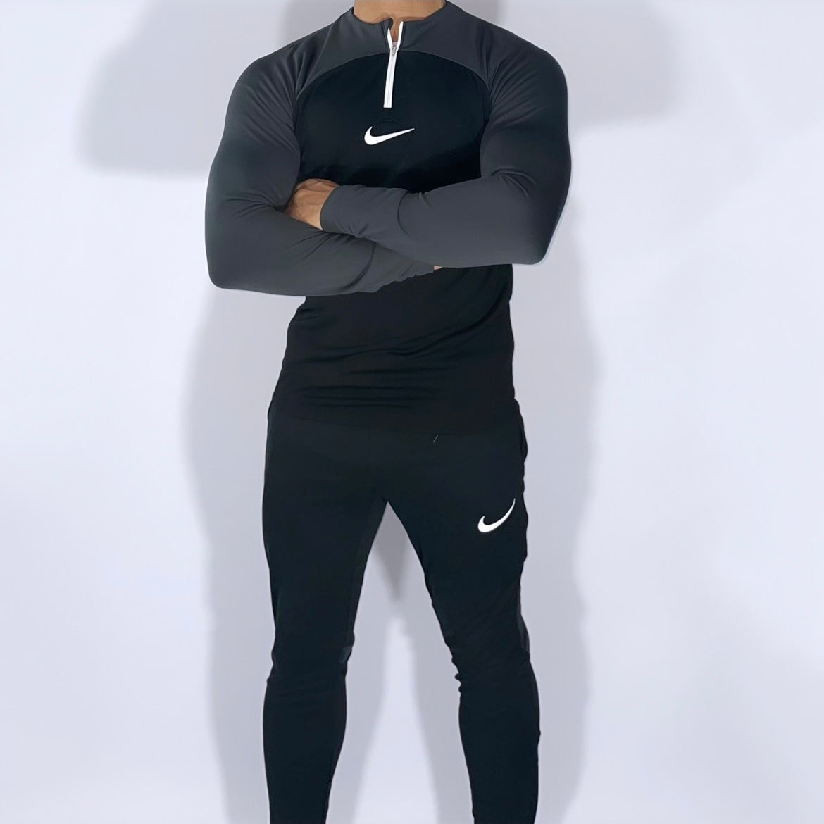 Nike Academy Half Zip - Black