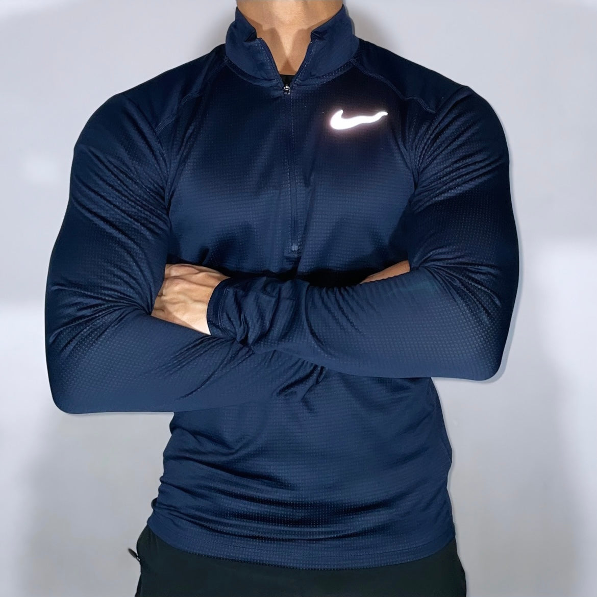 nike obsidian half zip