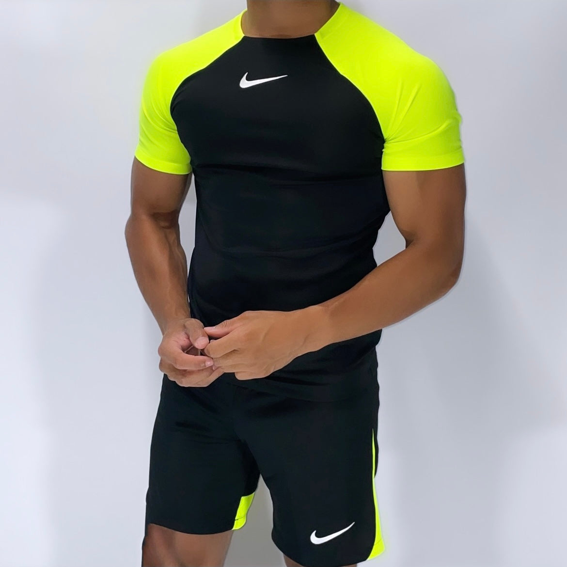 Nike Academy Tee - Black/Volt